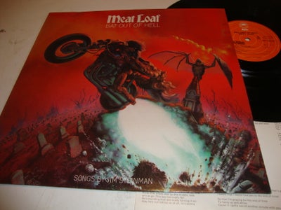 LP, MEAT LOAF., Bat out of hell., Rock, En af hans største/populæreste LPèr fra 1977.  EPC 82419.  p