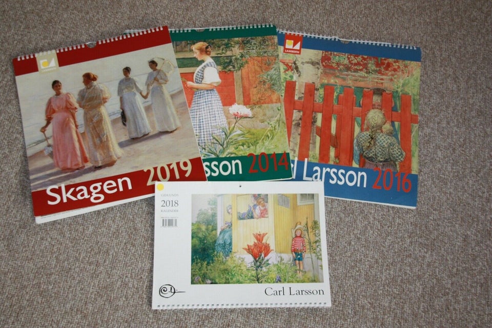 Carls Larsson væg kalender, Skagen 2019 – dba.dk – Køb af Nyt og Brugt