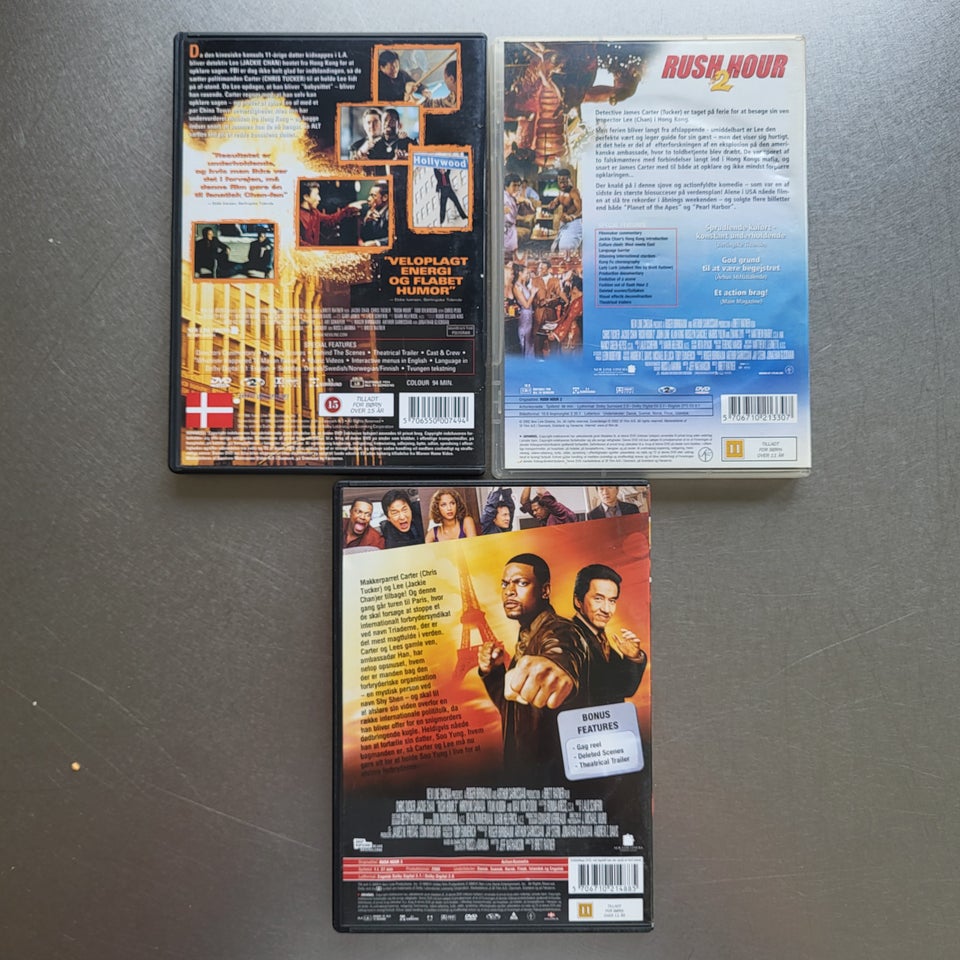 Rush hour 1+2+3, DVD, komedie