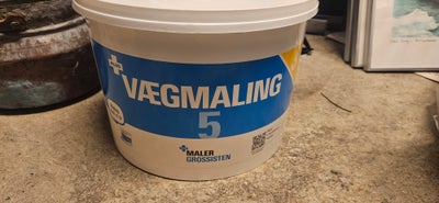 Vægmaling, Sigma malermester vægmaling, 10 liter, Hvid, 1stk Helt ny bøtte kvalitets maling sælges