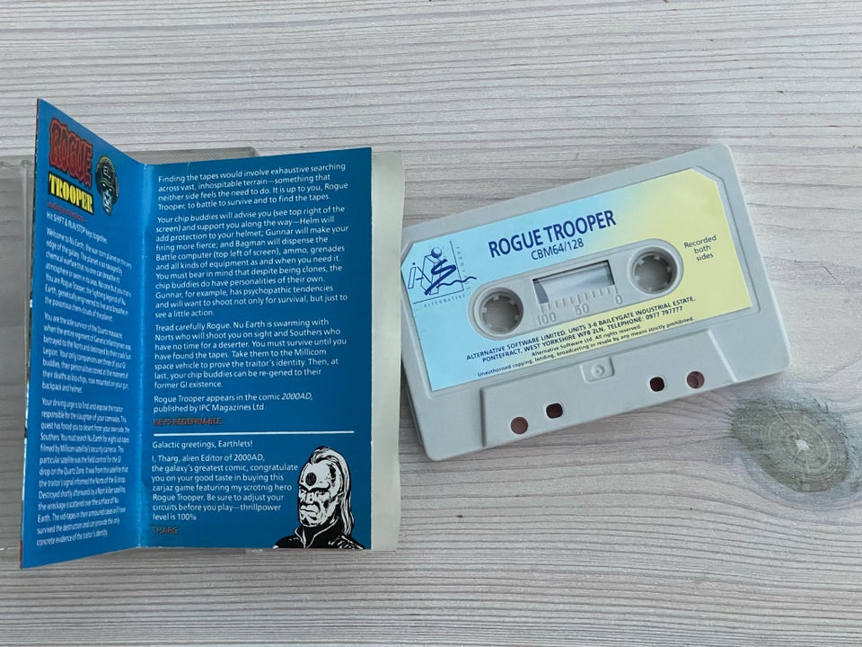 Rogue Trooper (CIB/Komplet), Commodore C64