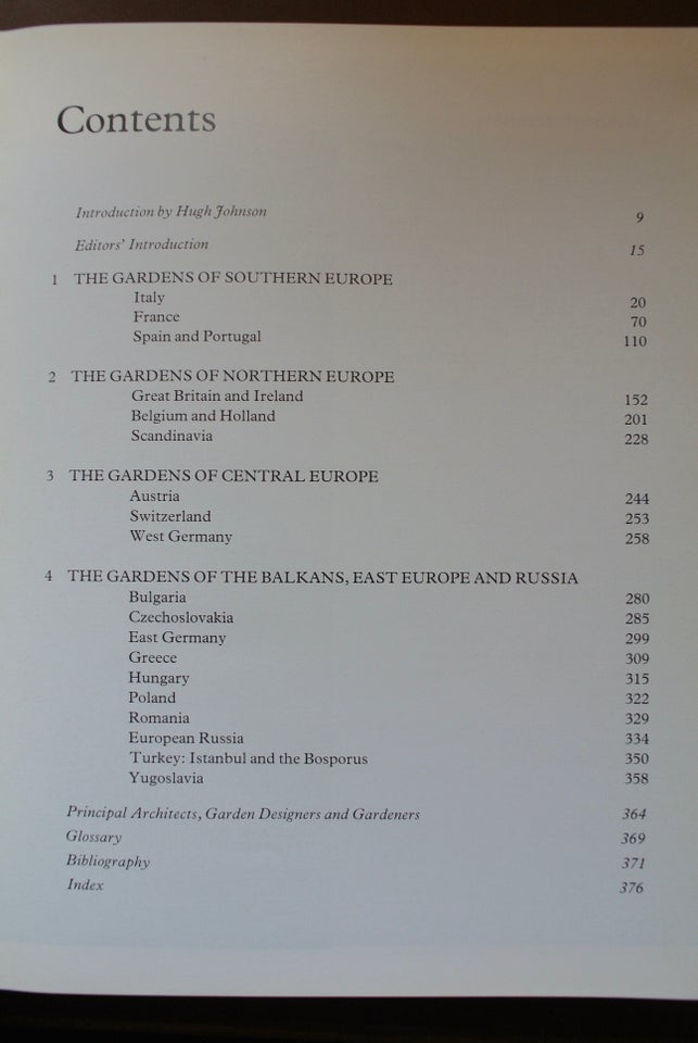 the gardens of europe, edited by penelope hobhouse and