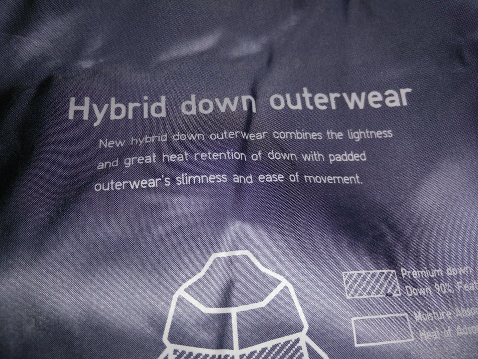 Andet, str. XL, Uniqlo Hybrid Down