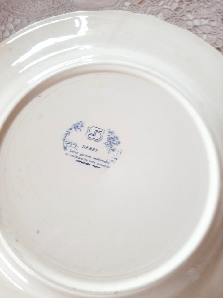 Porcelæn, Fad, Sarreguemines fransk