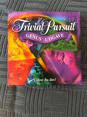 Trivial Pursuit, Quiz , brætspil, Trivial Pursuit brætspil fra 2000. Er i superfin stand. 