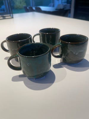 Stentøj, Kaffekop, S|P Collection, Sælger 4 x helt nye små espresso kopper. De er ubrugte og stadig 