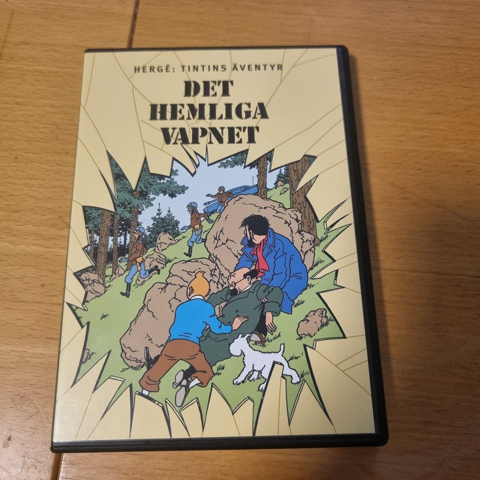 Tintin Det Hemmelige Våben, DVD, tegnefilm