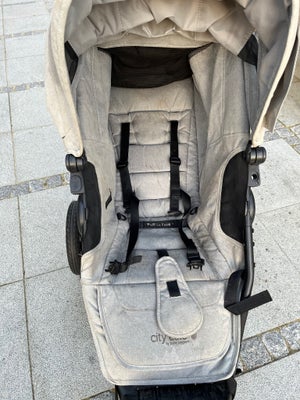 Kombivogn, Baby Jogger City elite, Baby jogger brugt i et år. Misfarvninger på stof da det har været