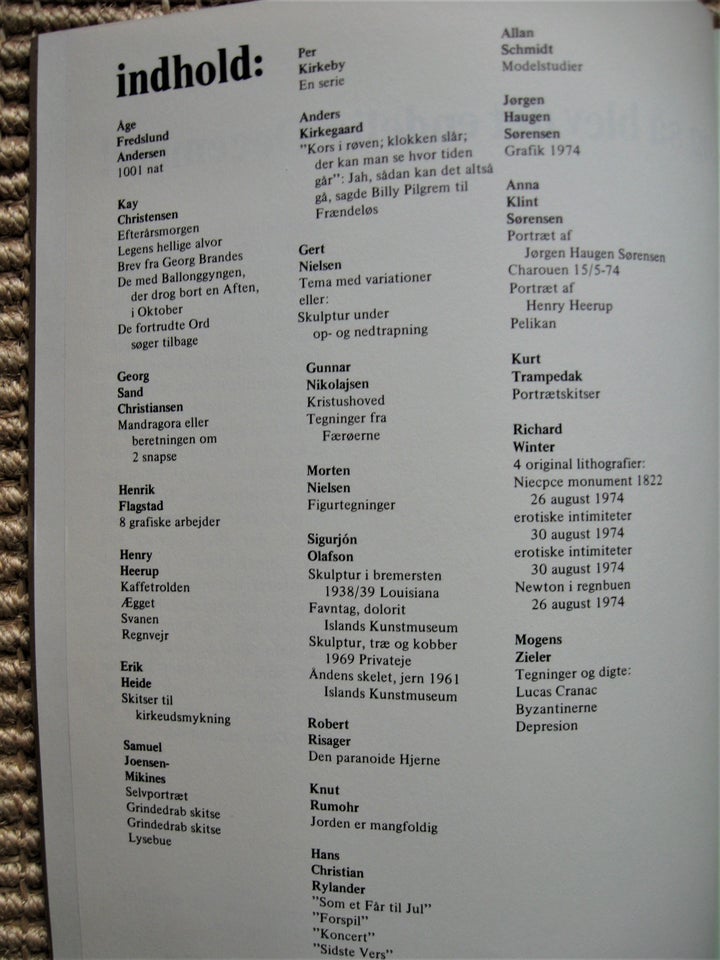 Decembristerne 1974, Kirkeby, Trampedach