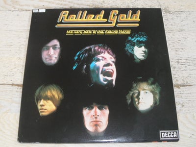 LP, ROLLING STONES, ROLLED GOLD  THE VERY BEST OF 2, Rock, 1975 DECCA Records ROST 1/2
vinyl 1 og 2 