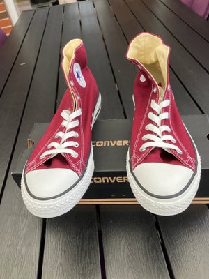 Sneakers, Converse, str. 45,  Rød/hvid,  Ubrugt