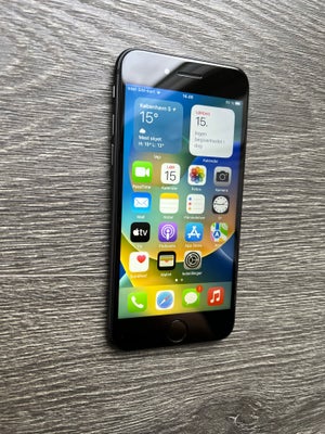 iPhone SE 2. generation, 128 GB, Flot og velfungerende iPhone SE 2020 i black.

Dette er en udlevere