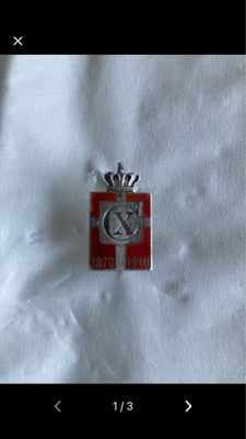 Emblemer, Chr X kongeemblem 70 års ????, Meget fint kongeemblem fremstillet i forbindelse med Chr X 