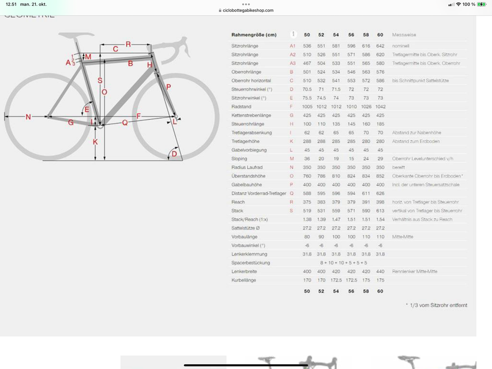 Herreracer, Stevens Superprestige, 55 cm stel