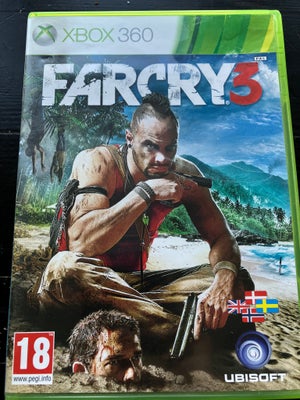 FARCRY 3, Xbox 360, action, FARCRY 3 til XBOX360

Som ny
Incl. manuel