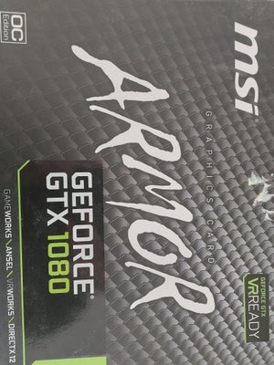Geforce GTX 1080 MSI, 8 GB RAM, God