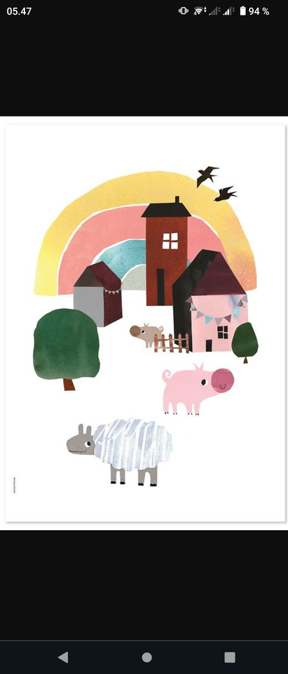 Plakat, I Love My Type, motiv: Børn / Happy Animals - Cosy