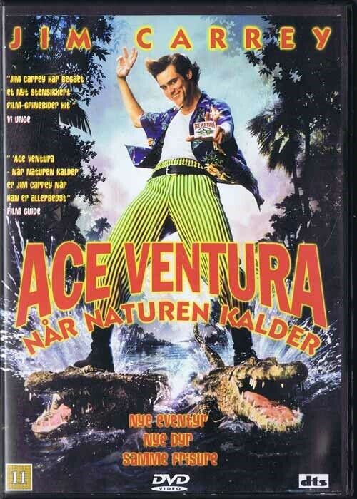 Ace Ventura 2 When Nature Calls, DVD, komedie