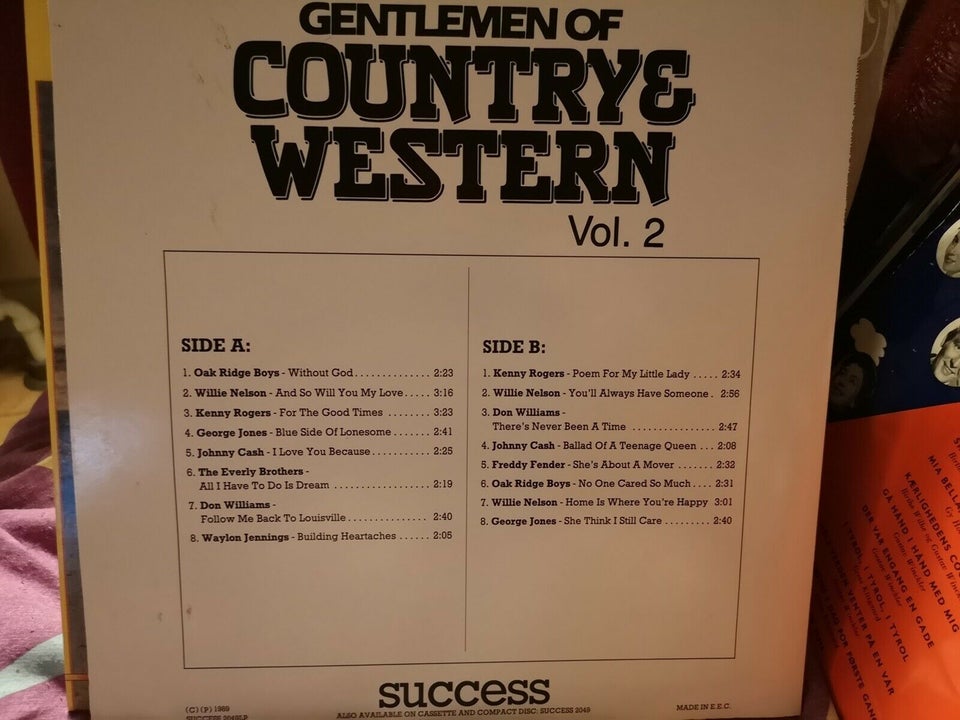LP, Diverse kunstner, Country & Western vol. 2