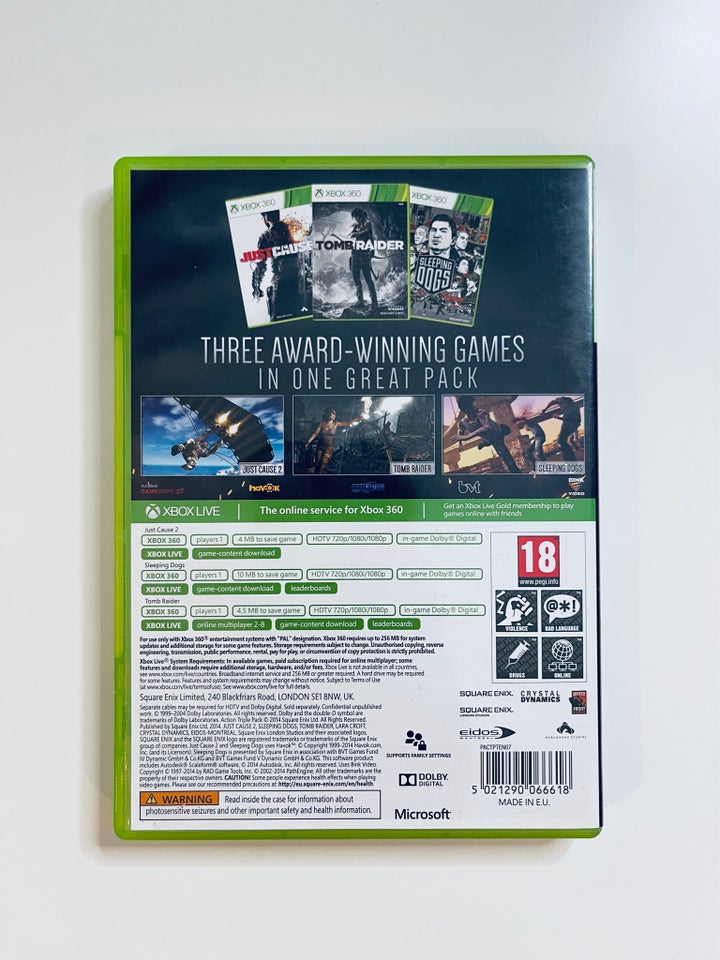 Ultimate Action Triple Pack, Xbox 360, Xbox 360