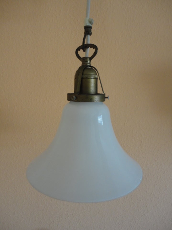 Pendel, HVID GLAS LAMPE