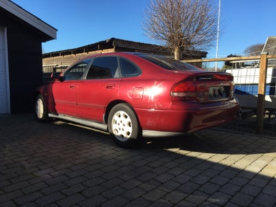 Mazda 626, 2,5 V6 GT, Benzin, 1992, km 110000, bordeaux, aircondition, 5-dørs, centrallås, startspær