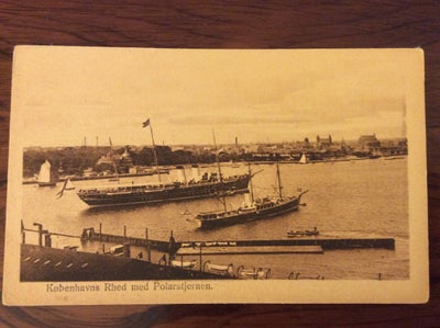 Postkort, København, Ej sendt - Polarstjernen - skibe