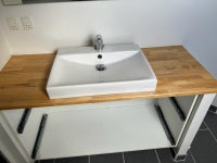 Vask med bordplade