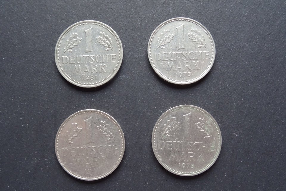 Vesteuropa, mønter, 1 DM
