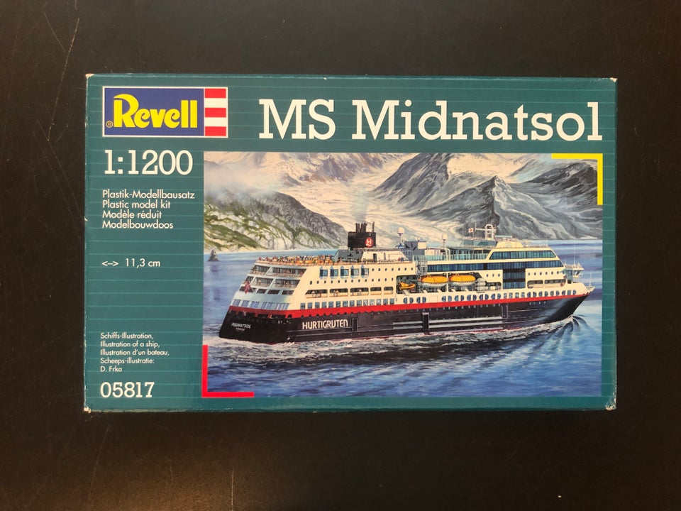 Byggesæt, Revell MS Midnatsol, skala 1/1200