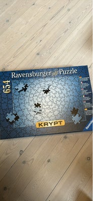 Krypt- impossible puzzle, puslespil, Udfordrende puslespil med ensfarvet brikker