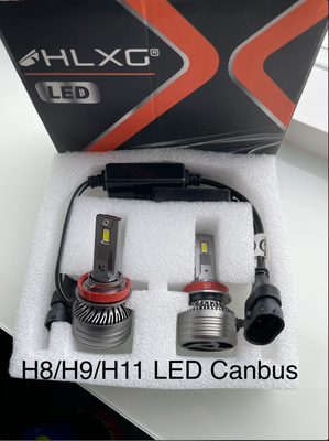 Lys og lygter, Nye kvalitets H8 / H9 / H11 / H16 LED forlygtepærer, lavet af alu. Flot og holdbar kv