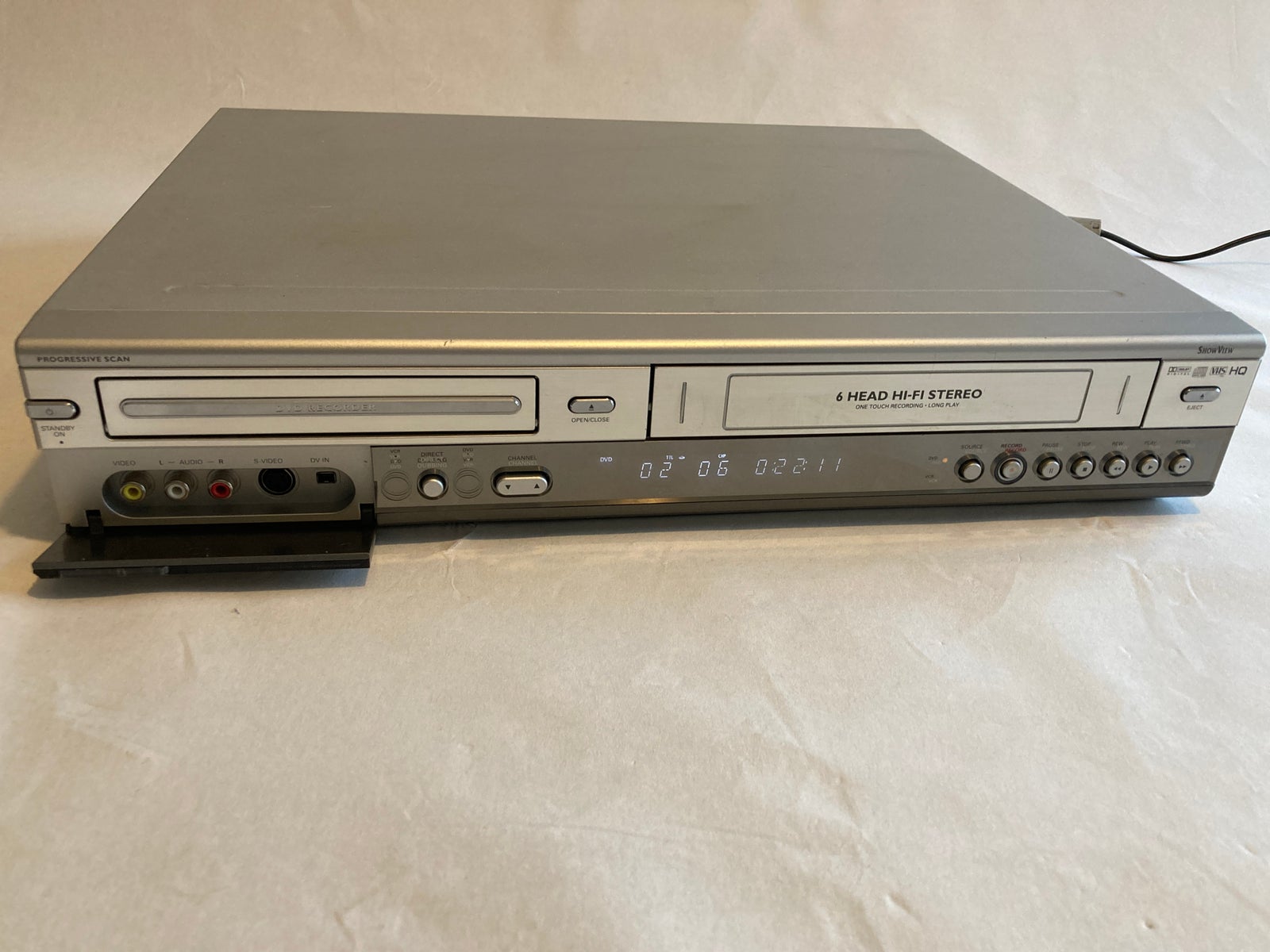 VHS videomaskine, Philips, DVDR630VR