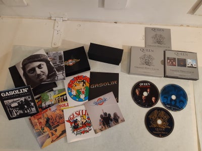 QUEEN og Gasolin: GREATEST HITS og Black  Box, rock, QUEEN og Gasolin sælges CD,er i perfekt stand s