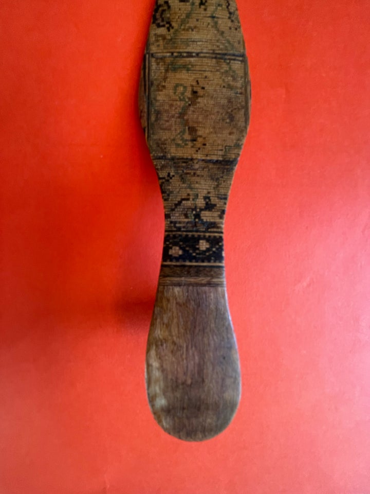 Brevkniv, Træ intarsia, 125 år gl.