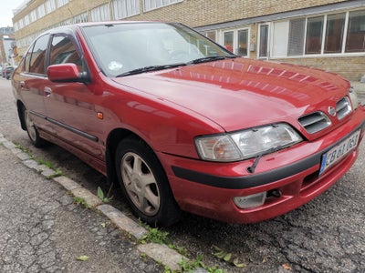 Nissan Primera, 1,6 Business, Benzin, 1999, km 274000, bordeauxmetal, træk, nysynet, klimaanlæg, air