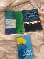 Bøger til medicin, medicinsk sociologi, farmakolog