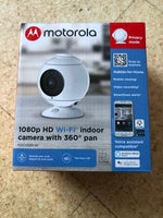 Overvågningskamera, motorola 1080p hd wifi indoor camera
