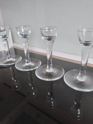 Glas, Holmegård æggebægre, Per lytken design, Står som nye, kun brugt enkelte gange til påskelys, pr