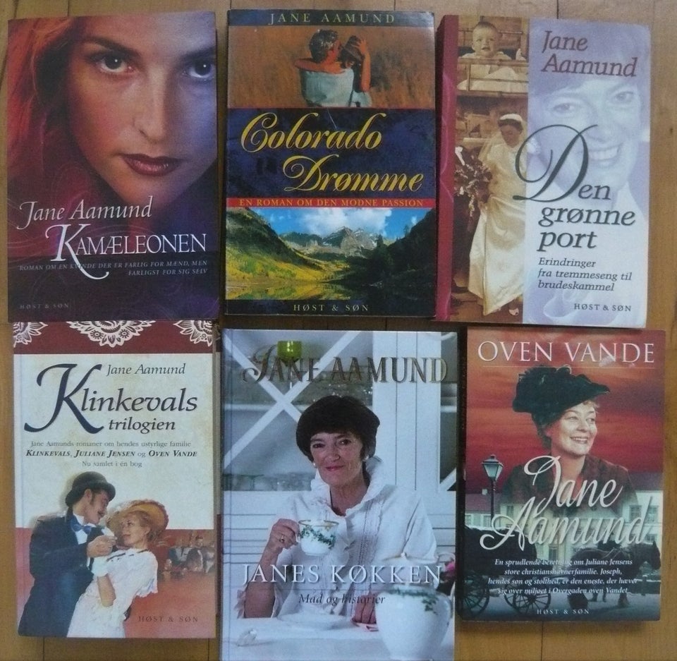 Diverse bøger, Jane Aamund, genre: roman