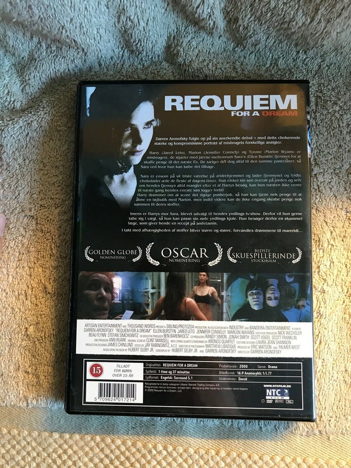 Requiem for a Dream, DVD, drama