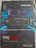 RESERVERET Samsung 990 PRO, 2000 GB, Perfekt