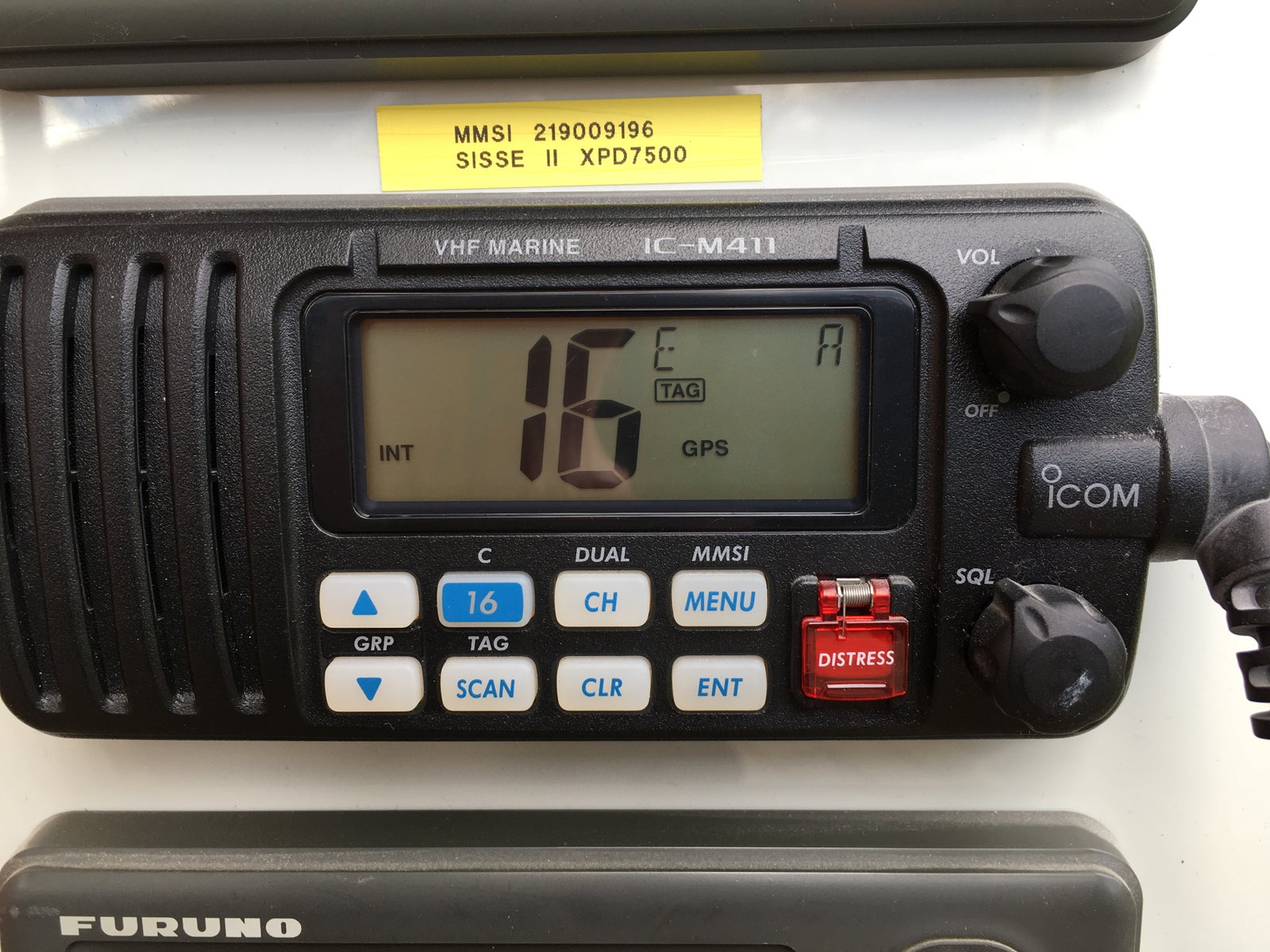 VHF Maritimt Radiosystem, ICOM/FURUNO, Se beskrivelse