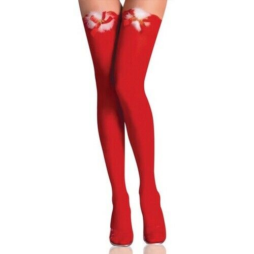 Strømper, OverKnee Jule strømpe , Sexy Christmas stockings