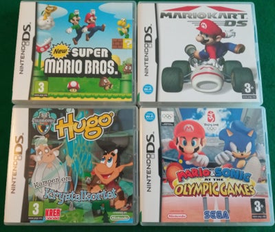 Super Mario Bros, Kart, Olympic Games og Hugo, Nintendo DS, anden genre, Gode Nintendo DS spil, test