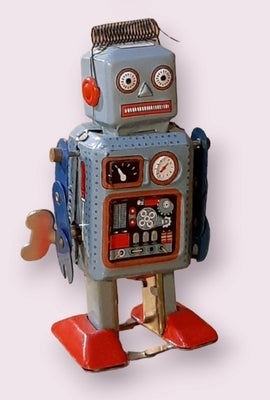 Legetøj, Vintage træk-op robot, Skøn træk-op robot, retro legetøj. Aldrig brugt, har bare stået til 
