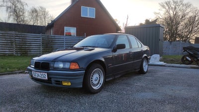 BMW 316i, 1,6, Benzin, 1993, km 139000, sort, nysynet, 4-dørs, 16" alufælge, Selling my BMW e36 as I