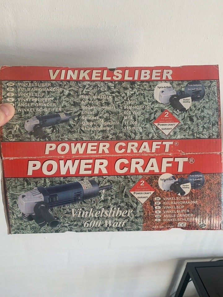 Vinkelsliber, Power craft