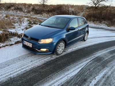 VW Polo, 1,2 TSi 110 Highline DSG BMT, Benzin, aut. 2016, km 157000, blåmetal, 5-dørs, 15" alufælge,