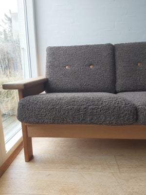 Sofa, træ, 3 pers. , Laboremus, Lounge sofa fra Laboremus Viborg i massivt egetræ samt tappet rundet